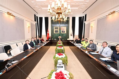 Trafik Haftası kapsamında düzenlenecek etkinliklerin ve faaliyetlerin ele alındığı Değerlendirme Toplantısı, Vali Turan başkanlığında gerçekleşti…
